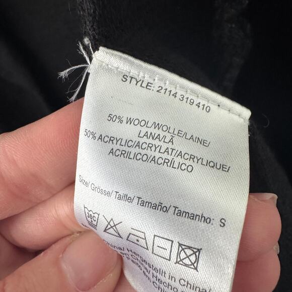 Day Birger Et Mikkelsen Open Front Wool Blend Cardigan in Black - Picture 7 of 7